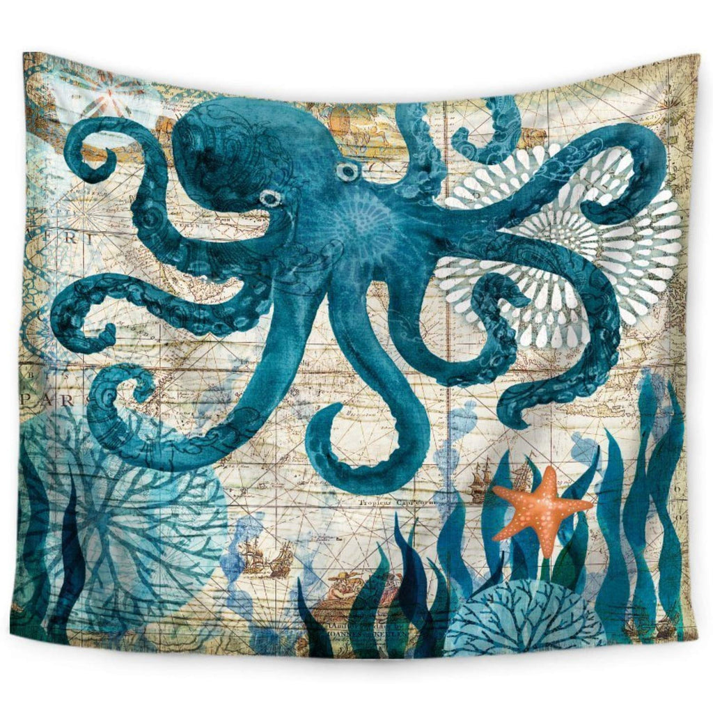 Bohemian Tapestry with Printed Floor Mat for Home Decor